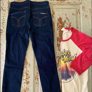 👖Calvin Klein Jeans -Skinny jeans dark denim